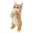 Playing Tabby Kitten Statue