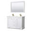 Ensemble de meuble-lavabo double 48 po avec miroir Avery-51712053-51978201-115283368