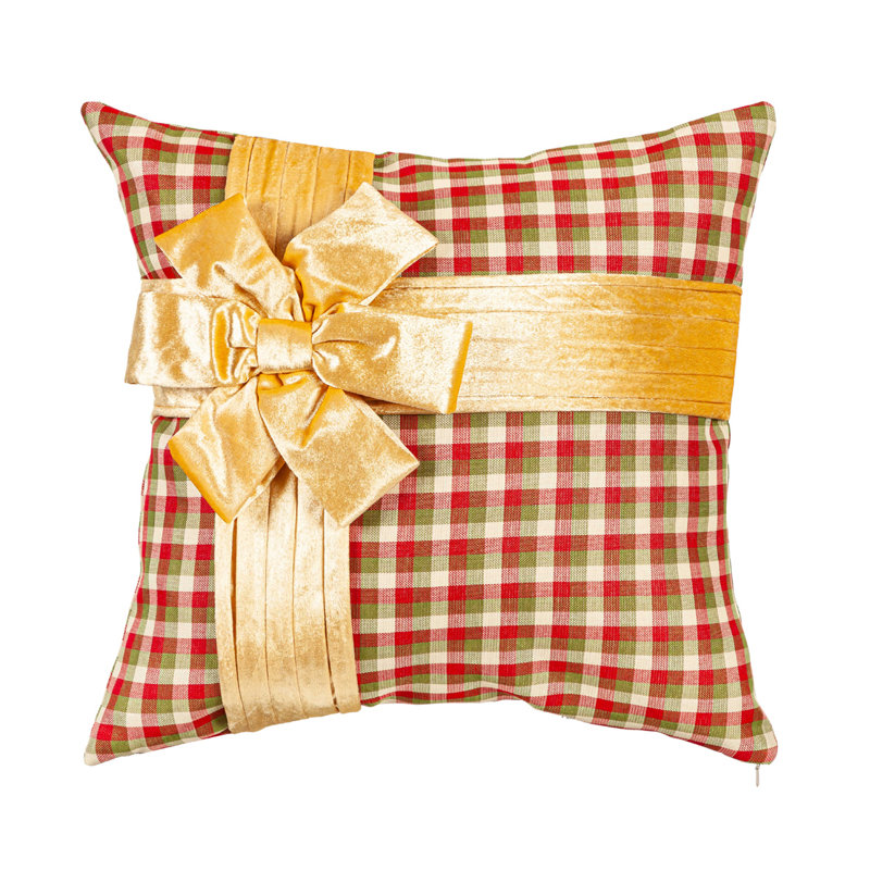 Plaid Outdoor Pillow Cover