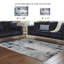 Tapis bleu / gris tissé à la main-1481331279
