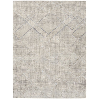 Tapis gris abstrait Dore