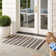 Candelo Performance Striped Indoor/Outdoor Area Rug