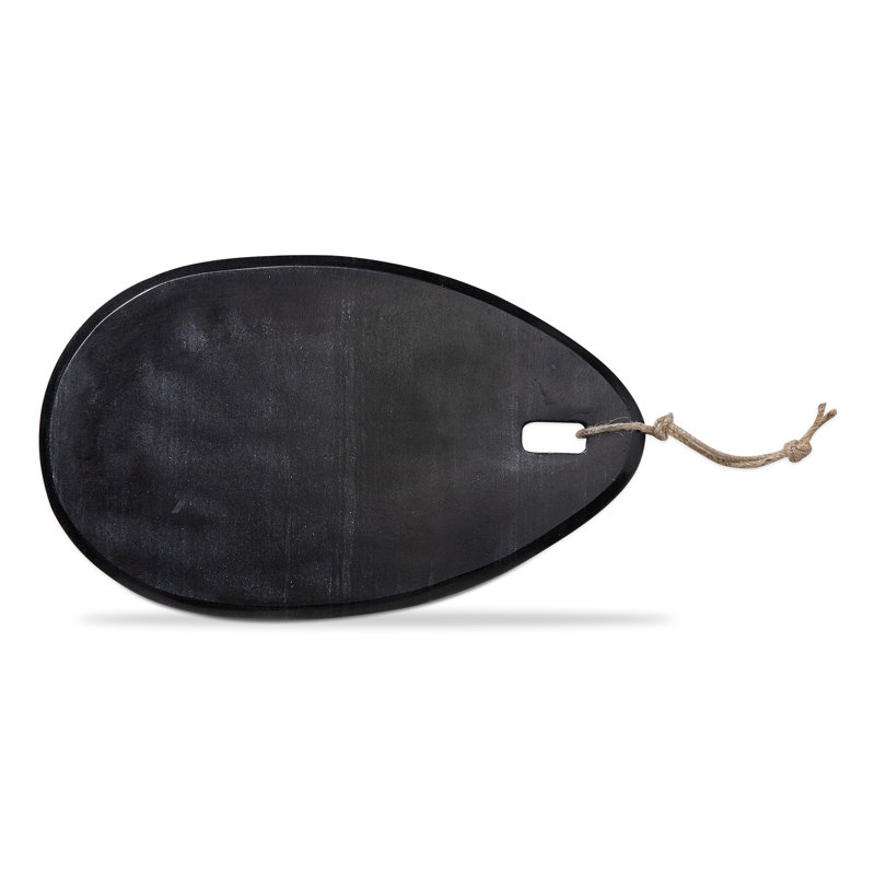 Wade Logan® Cherif Marble Platter, Black