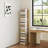 9 Tier Bookshelf, Vertical Corner Shelf With Modern Invisible Spine Ladder Bookcase Space-saving Organizer-1404090852