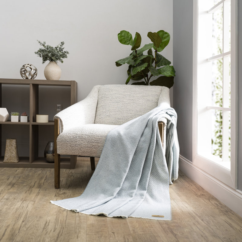 Hudson Valley Throw, Crystal Blue