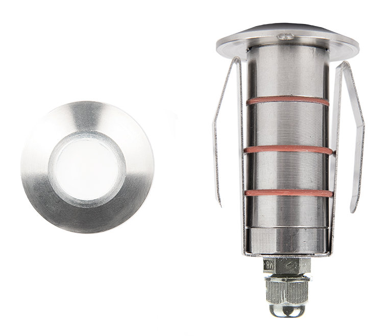 Stainless Steel 1" LED Inground Indicator Light