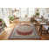 Tapis de zone rouge oriental Attell