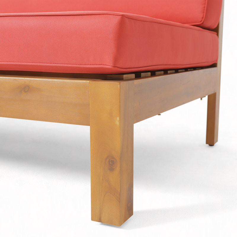 Brava X-Back Corner Bench-L With Coffee Table
