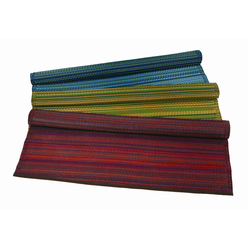 Striped Outdoor Doormat, Popsicle
