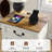 End Table With Charging Station, Farmhouse Nightstand With 3 Drawers & USB Ports, Solid Wood Entryway Table With Smiling Handle-827253358