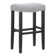 Ileana Upholstered Counter Stool with Solid Wood Frame