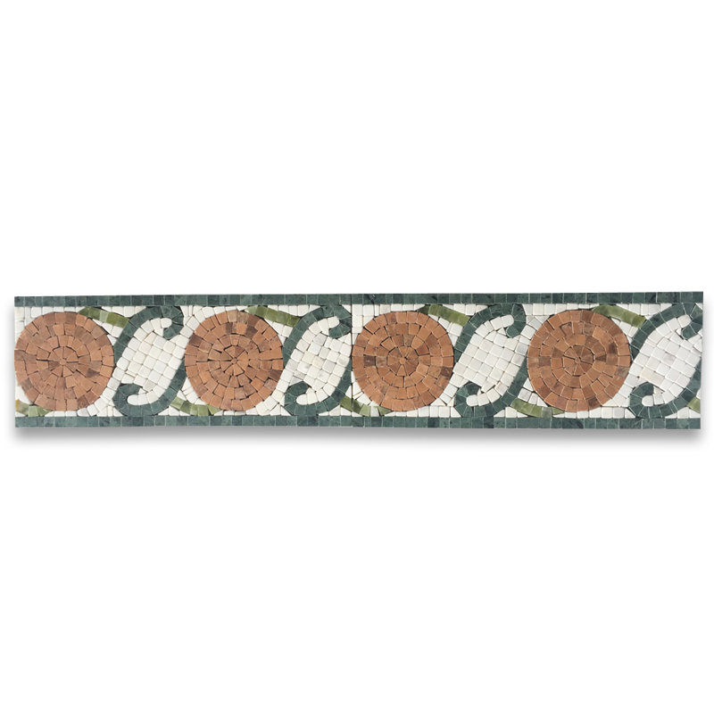 5" x 12" Marble Mosaic Wall & Floor Tile