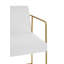 Wicksham Upholstered Counter Stool with Metal Frame