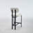 Set of 2 Upholstered Bar Stools with Sturdy Metal Legs for Various Spaces-438359531