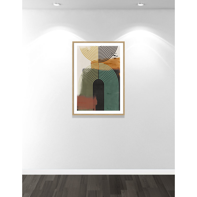 «Bolded I Print» par Isabelle Z, L 29,5 po x H 41,5 po, Matted Print, Natural
