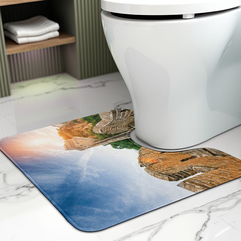 Tapis de salle de bain en U View
