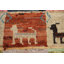 Tapis oriental multicolore à motif géométrique marocain 6 x 8