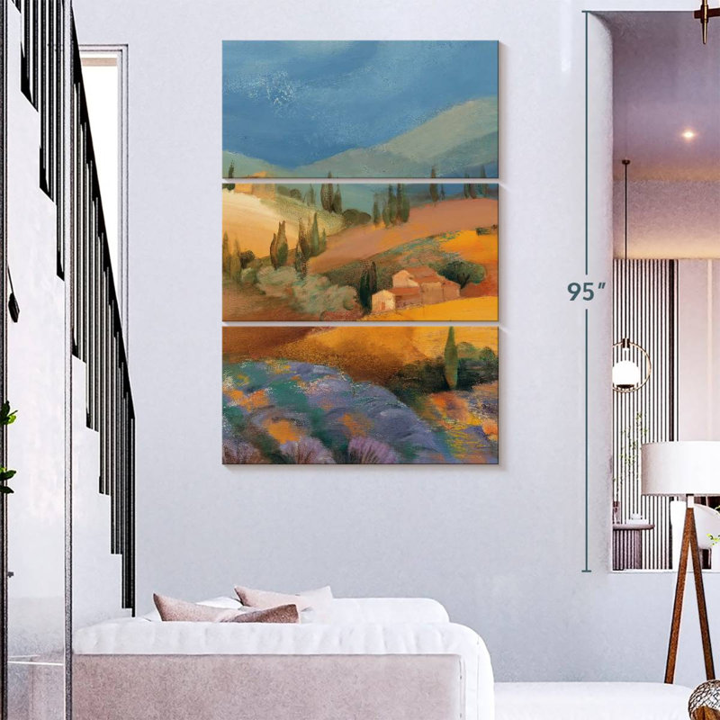 Alvord Tuscan Fields, 74" H x 48" W
