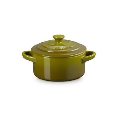 Le Creuset Mini Round Cocotte, 8oz., Olive