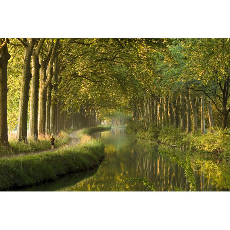 Canal Du Midi - Wrapped Canvas Print, 20cm H x 30cm W x 3.8cm D