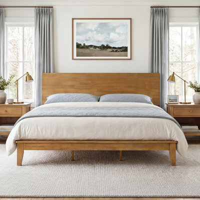 Modern Solid Wood Bed