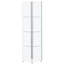 Vitrine hexagonale en verre transparent Tenley
