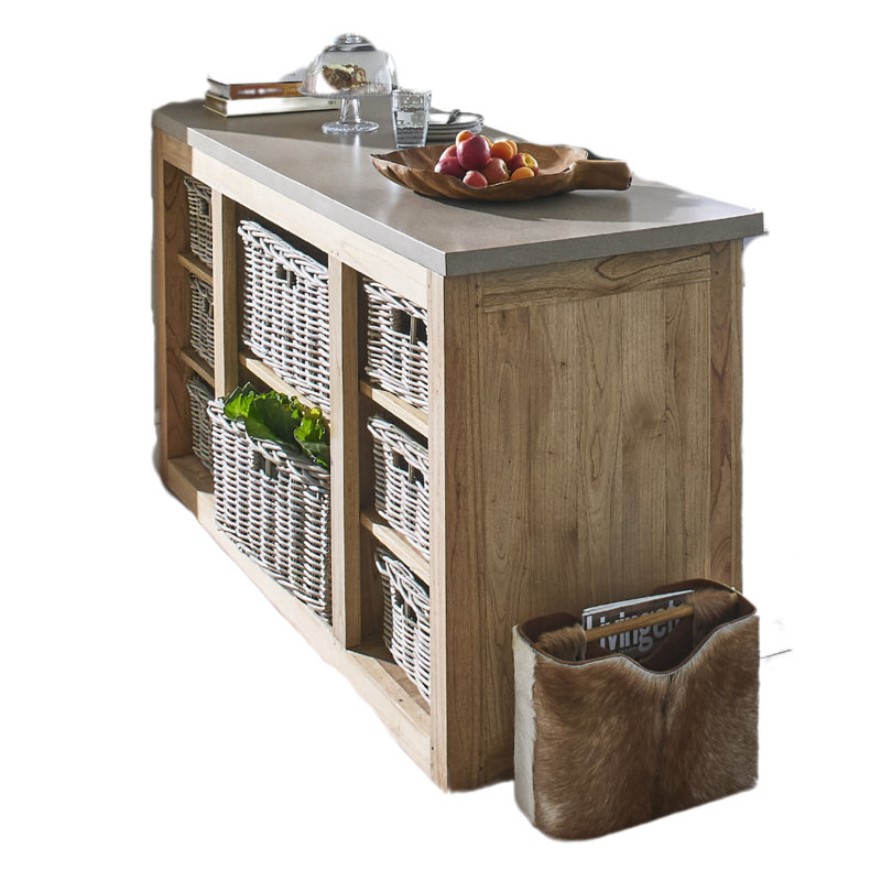 180 cm W Kitchen Island with Top