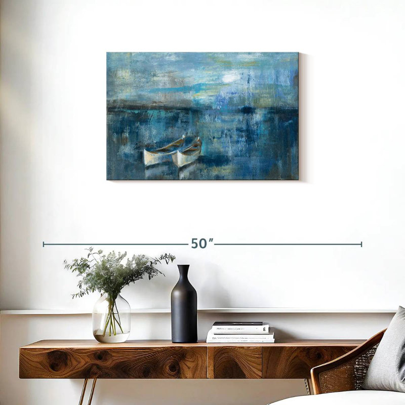 Mehar Two Boats, 20" H x 30" W