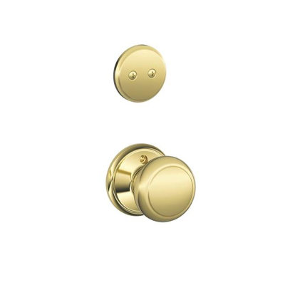 Andover Inactive Interior Knob Dummy Entry Set (Exterior Portion Sold Separately)