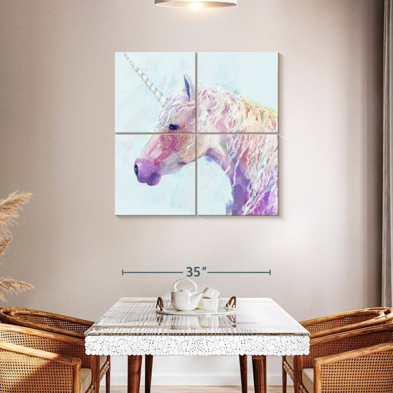 Kelan Mystic Unicorn II, 38" H x 38" W