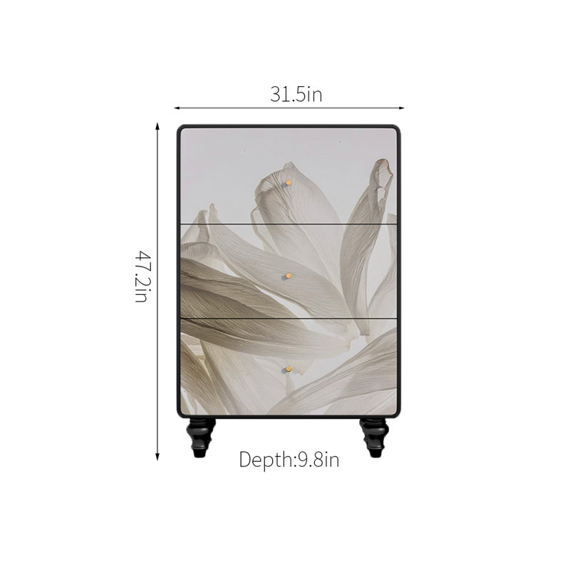Armoire d'appoint en bois massif Simple Home