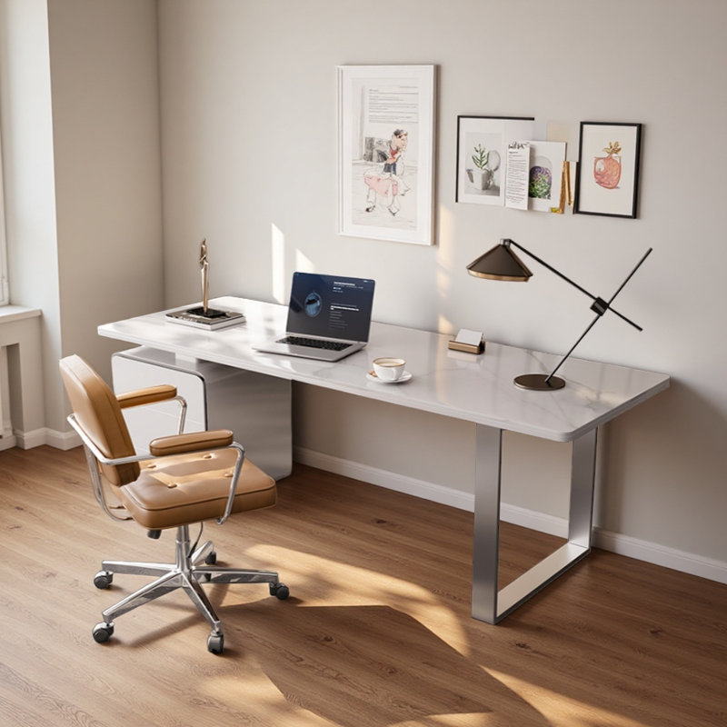Ensemble de bureau et de chaises de style italien de luxe luxueux