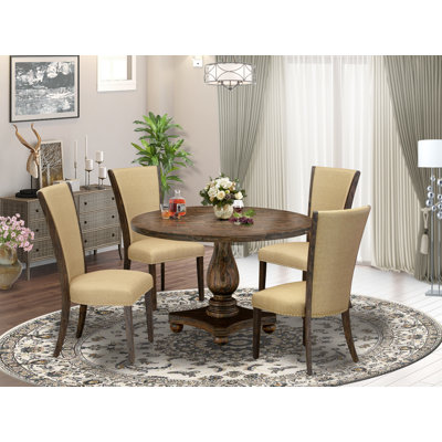 Amberlie Acacia Solid Wood Dining Set