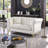 Geneveve 64.2" Velvet Rolled Arm Chesterfield Loveseat-91280500