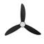 Banks - Ventilateur de plafond à DEL 3 pales 52 po - Finition noire - Type de commande murale-652639938-652639937-652639936
