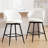 25" Swivel Upholstered Counter Height Bar Stools-2083223552
