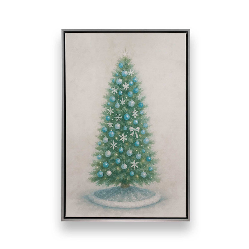 Frosted Elegance Canvas Art Print, Polished Chrome, 48.75" H x 32.75" W