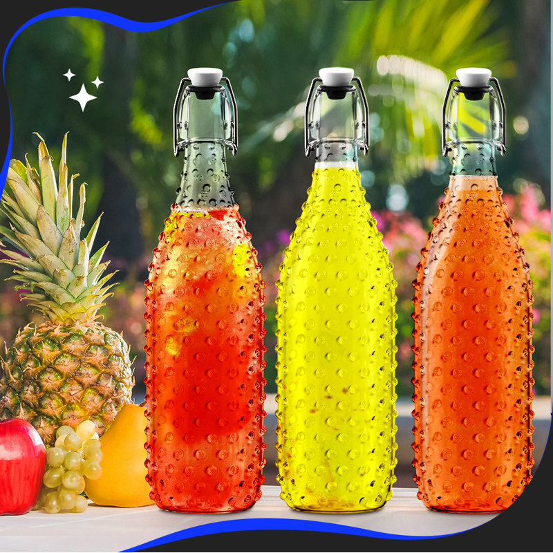  Ensemble de bouteilles en verre 33 oz (33 pièces)
