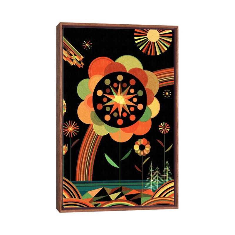 Art sur toile Joyscape, H 26 po x l 18 po x 1,5 po, Toile classique avec cadre brun