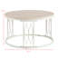Table basse ronde avec base robuste-129998320