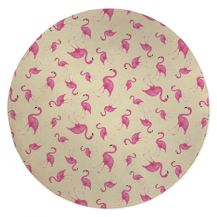 Summer Flamingo Outdoor Rug