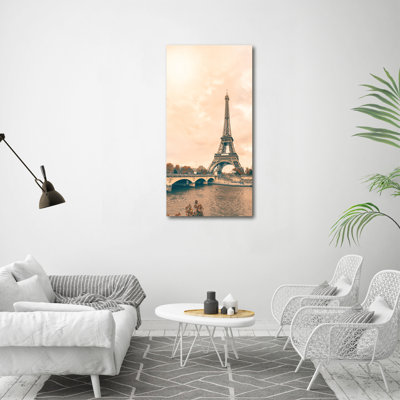 Eiffel Tower Paris - Wrapped Canvas Print