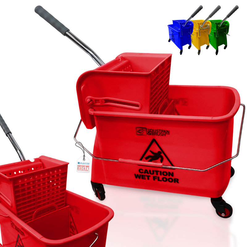 Mop Bucket, Red