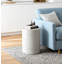 Cylindrical 35x35x44cm Side Table Stone Shape Magnesium Oxide Sofa Table-47026826