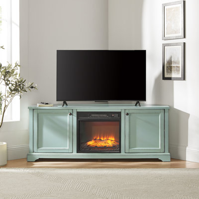 Holbrook Corner Fireplace Tv Stand For 65" Tv