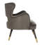 Fauteuil à oreilles en velours 29,5 po Velveteen-281974218