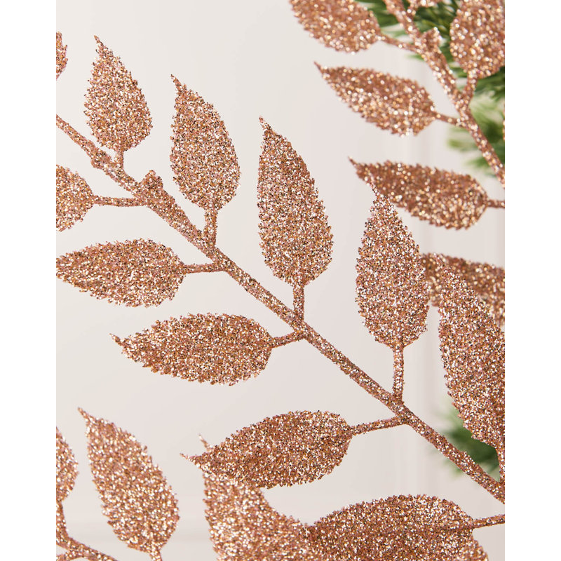 73cm Polystyrene Spray, rose gold