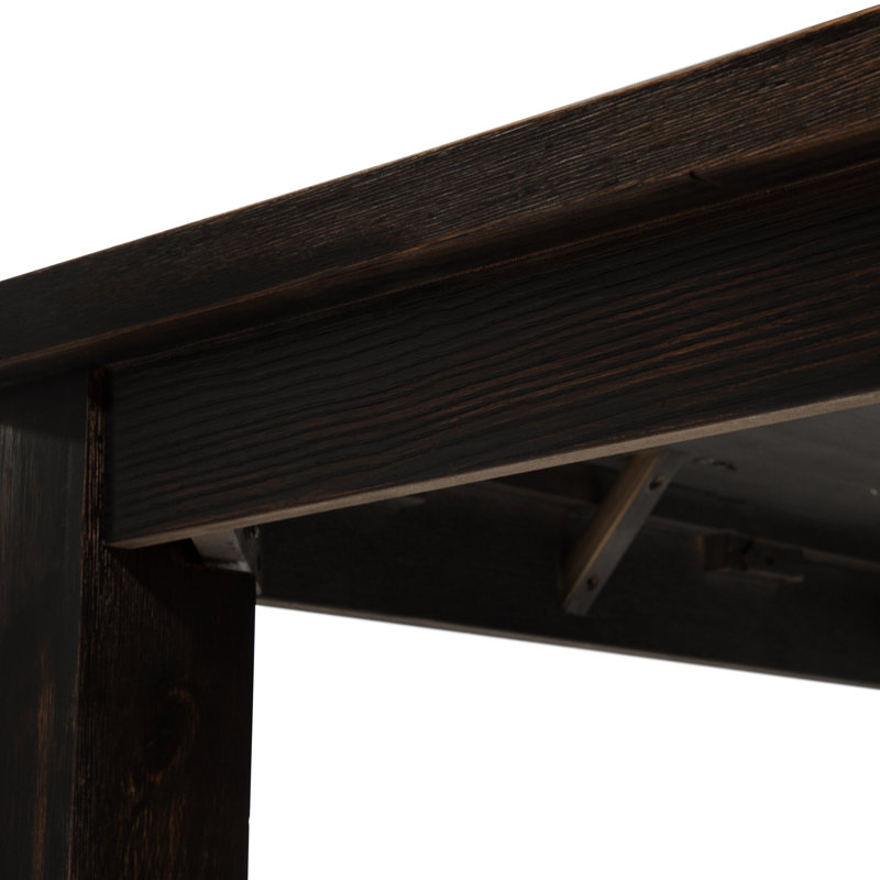 Table de salle à manger Adler, H 42 po x l 60 po x P 30 po, Noir