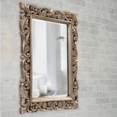 Miroir décoratif traditionnel biseauté