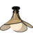 Mercille Glass Semi Flush Mount